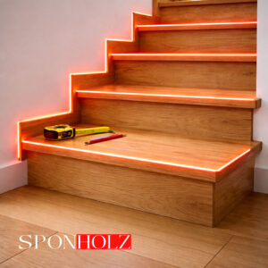 Aufmaßservice für Treppenstufen aus Massivholz